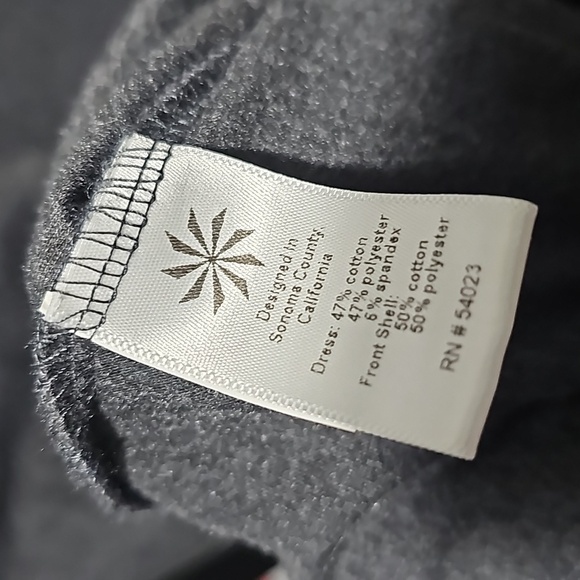 Athleta Sleeveless Gray Wrap Dress Size Small - Picture 6 of 6